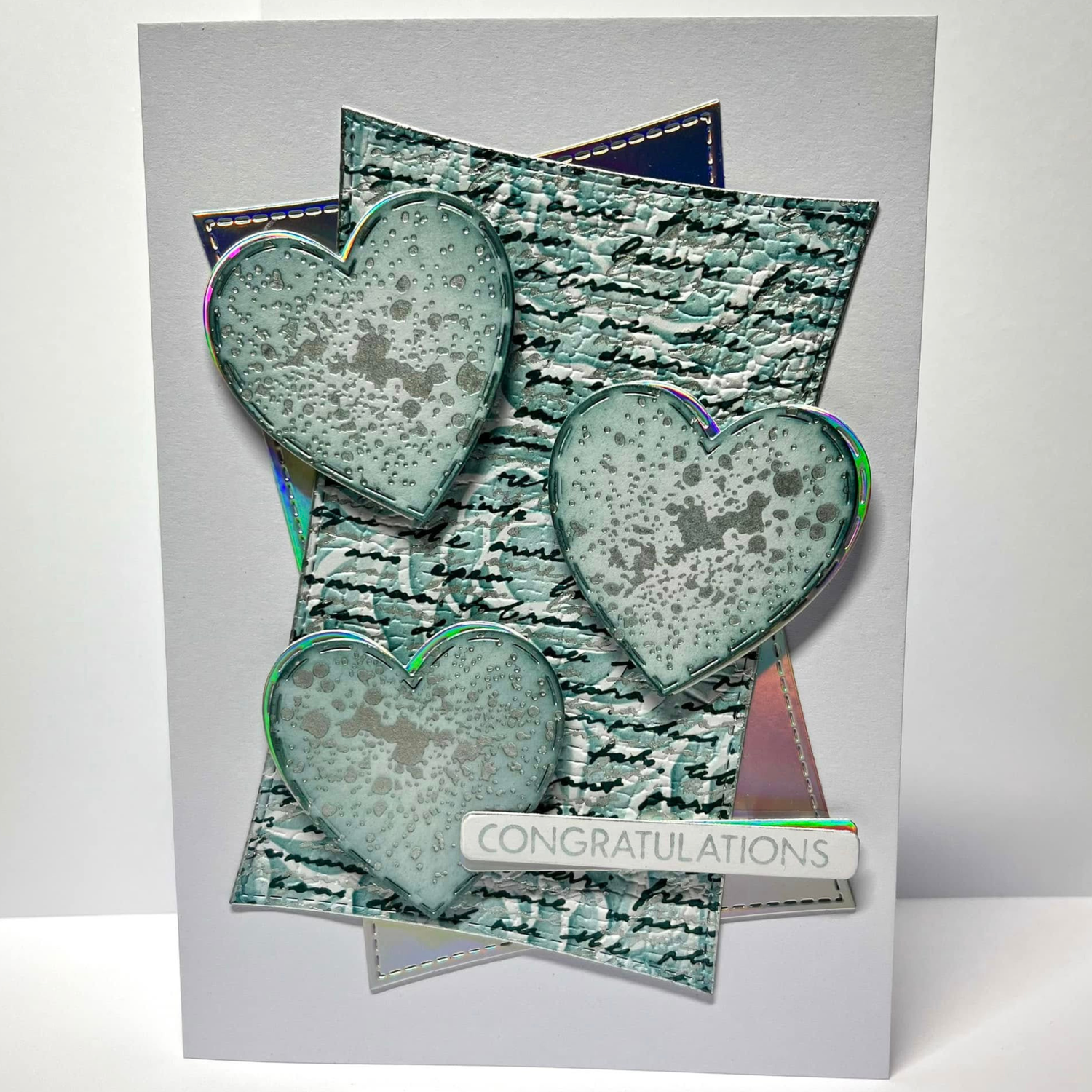 Spellbinders Script Text BetterPress Plate from the Wildflowers Collection by Lisa Horton