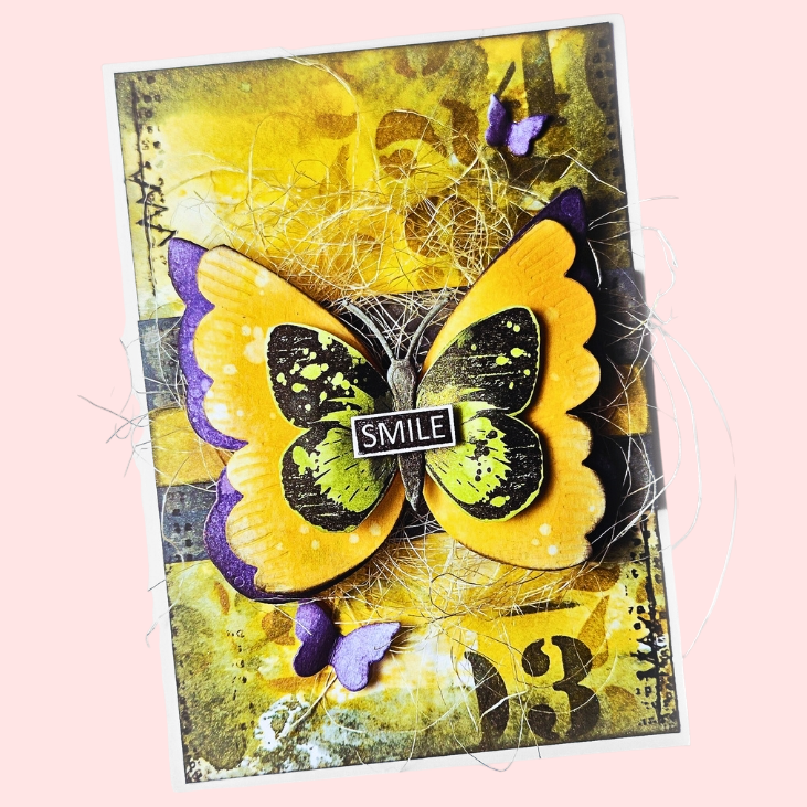 Muse & Maker Splintered Wings A6 Clear Stamp Set