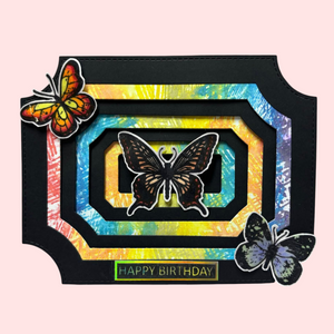 Muse & Maker Splintered Wings A6 Clear Stamp Set