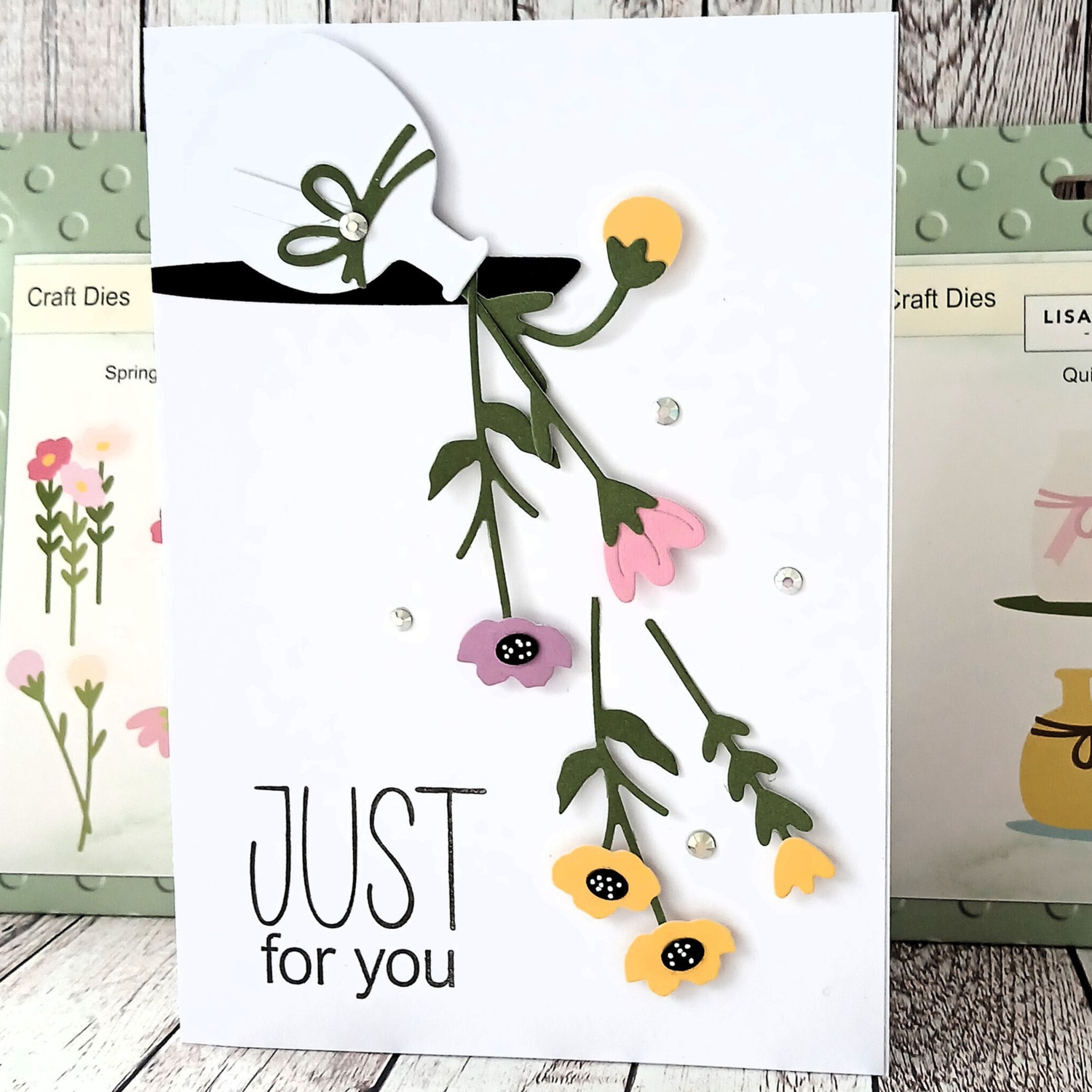 Lisa Horton Crafts Spring Flower Petals And Stems Die Set