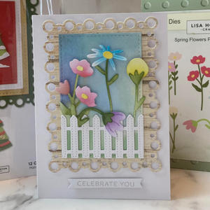 Lisa Horton Crafts Spring Flower Petals And Stems Die Set