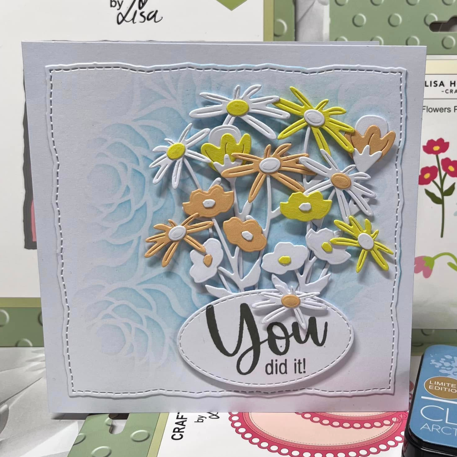 Lisa Horton Crafts Spring Flower Petals And Stems Die Set