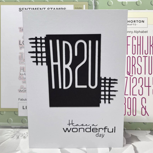 Lisa Horton Crafts Tall & Skinny Alphabet and Numbers Dies