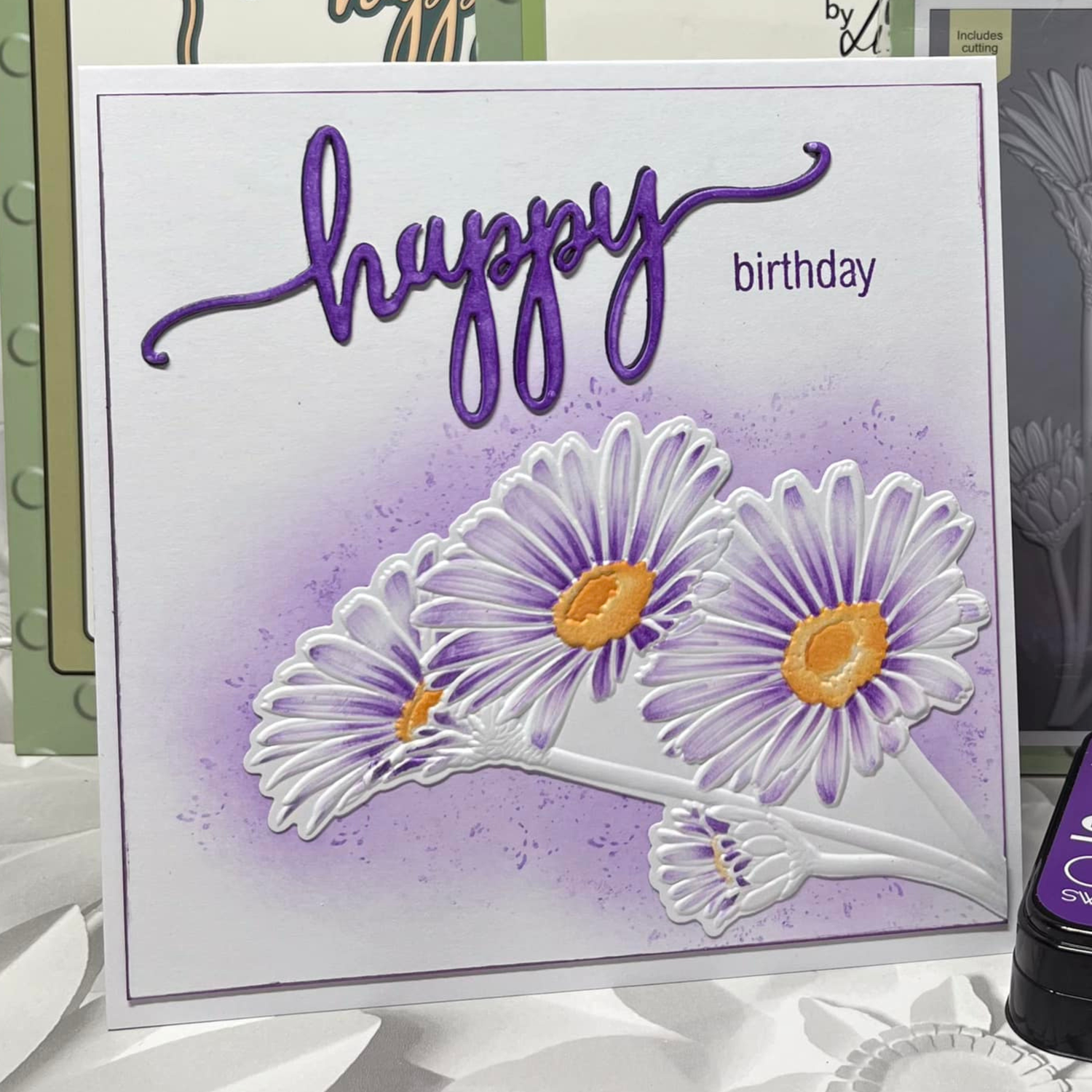 Lisa Horton Crafts Tall Daisies A6 Layering Stencils