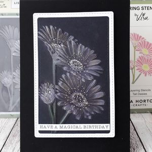 Lisa Horton Crafts Tall Daisies A6 Layering Stencils