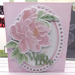 Lisa Horton Crafts Tea Rose A6 Layering Stencils
