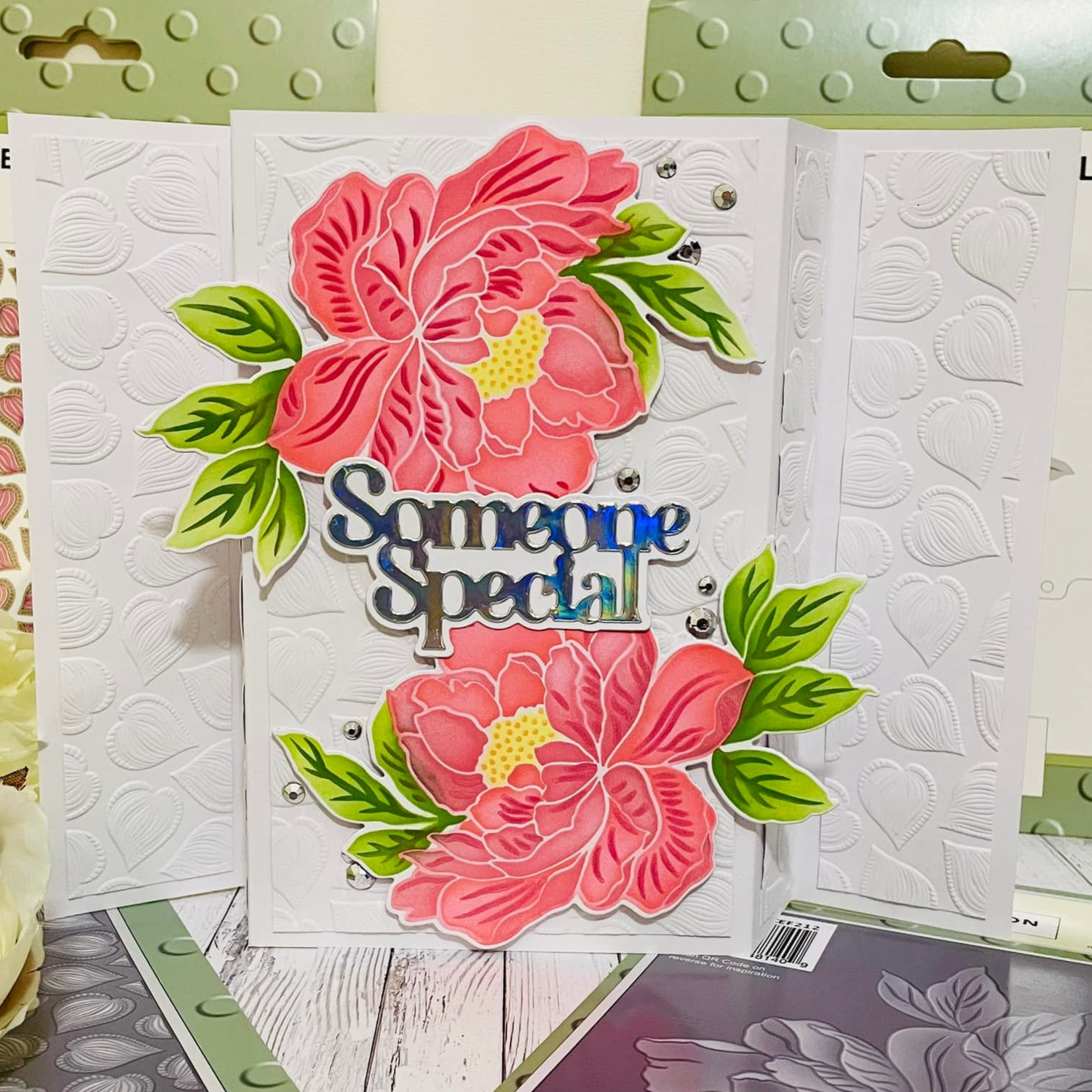 Lisa Horton Crafts Tea Rose A6 Layering Stencils
