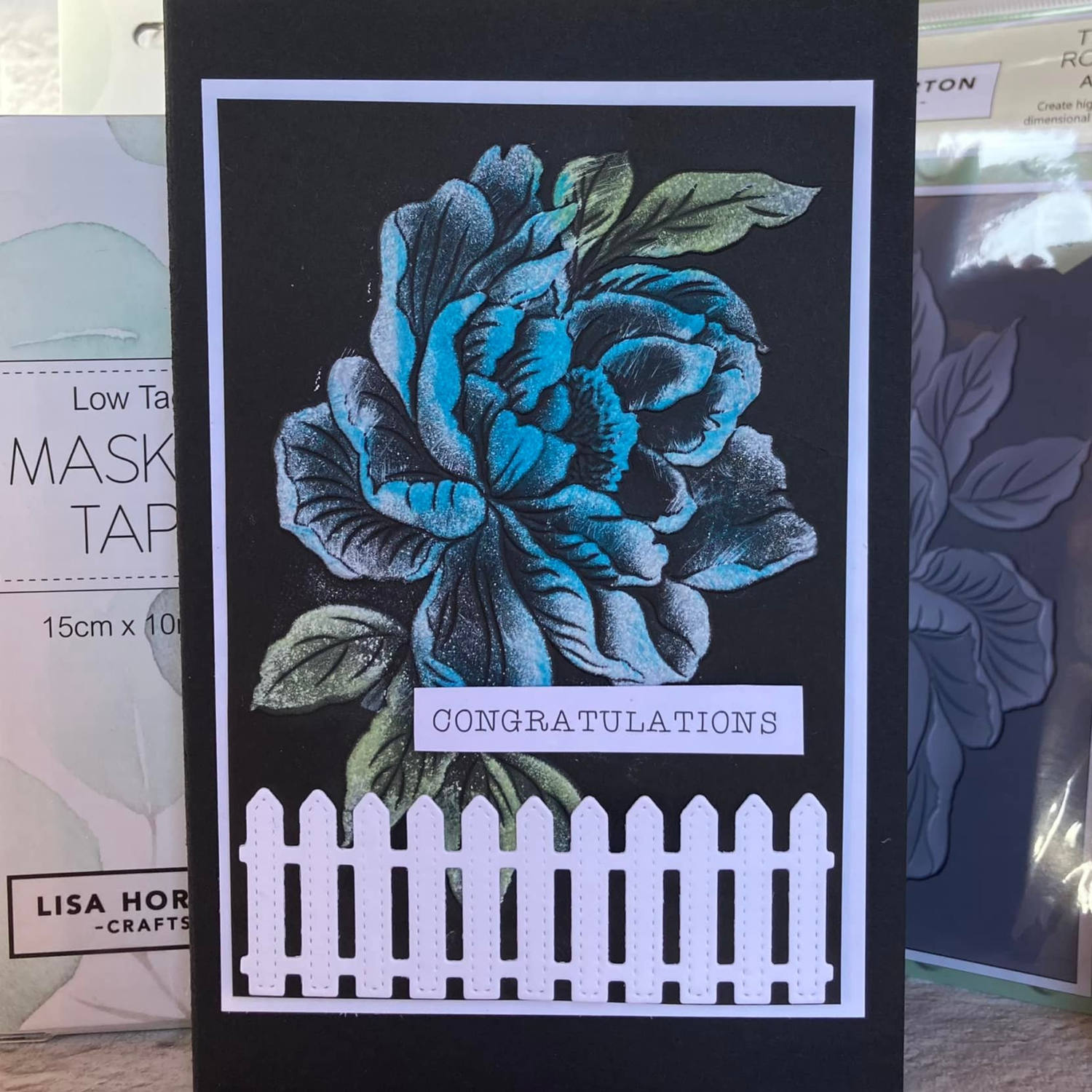 Lisa Horton Crafts Tea Rose A6 Layering Stencils