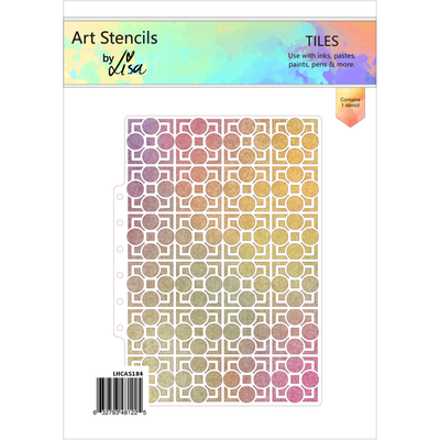 Lisa Horton Crafts Tiles A5 Stencil