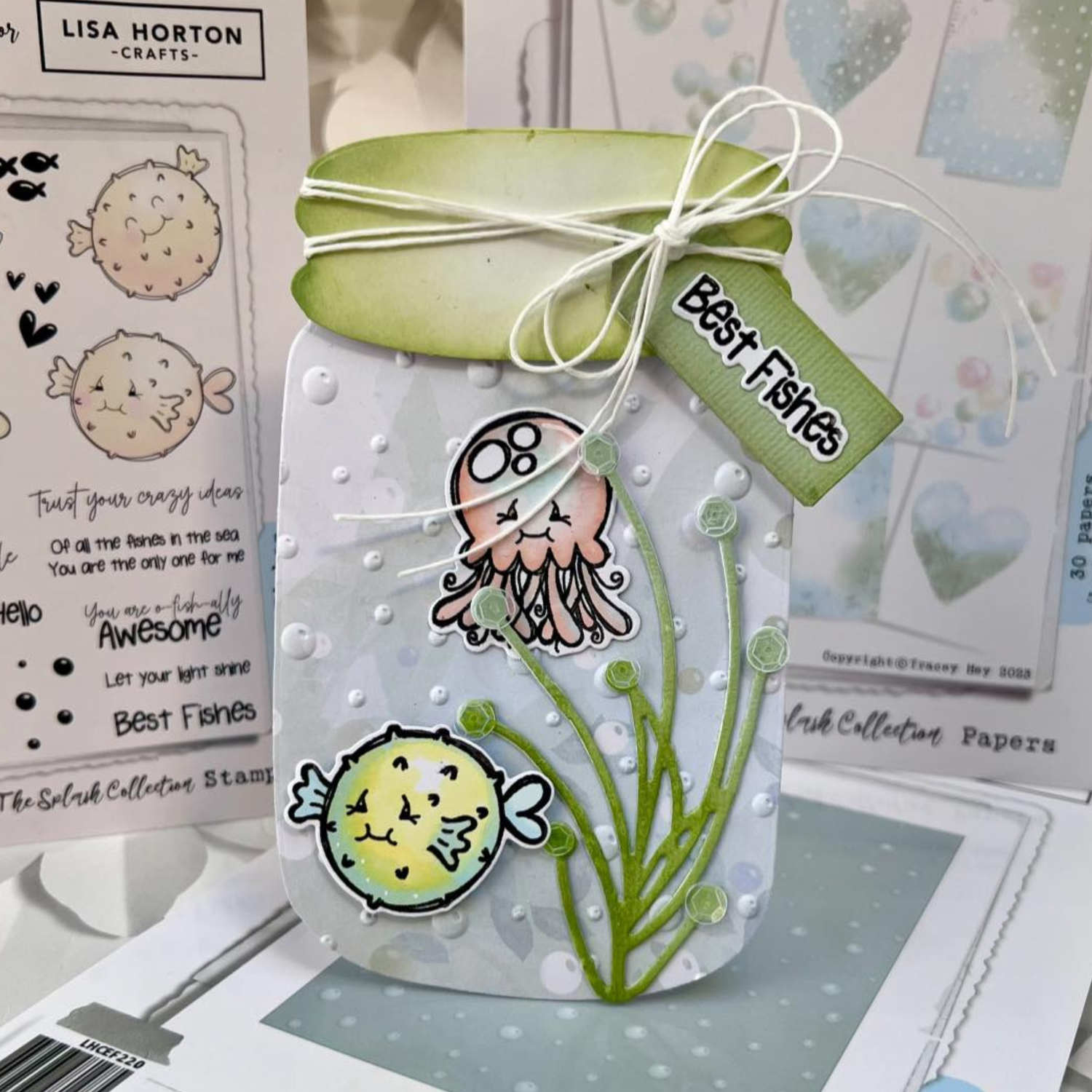 Tracey Hey Stamps & Dies Best Fishes