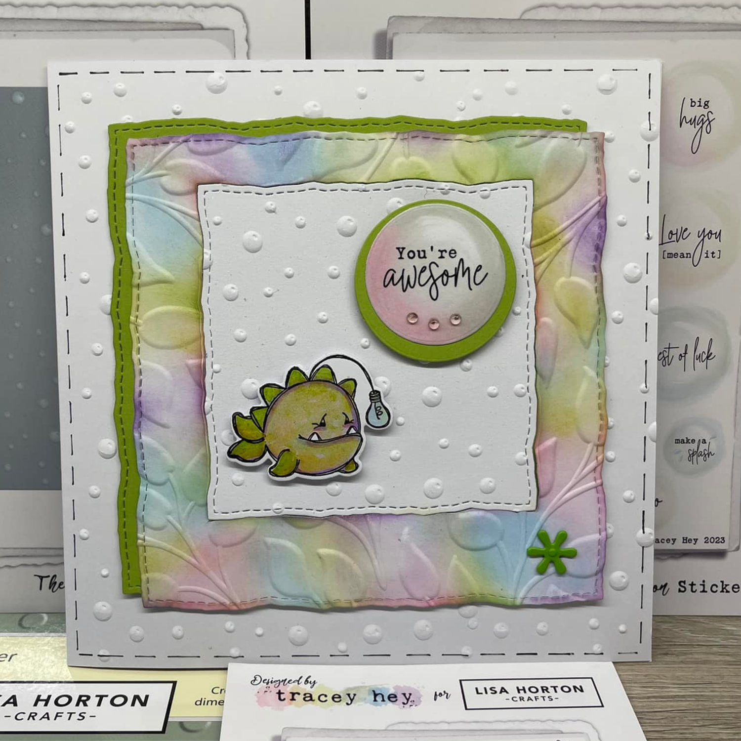 Tracey Hey Bubbles 5" x 7" Embossing Folder