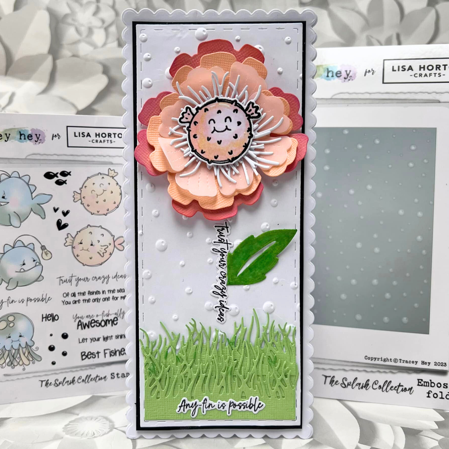 Tracey Hey Bubbles 5" x 7" Embossing Folder