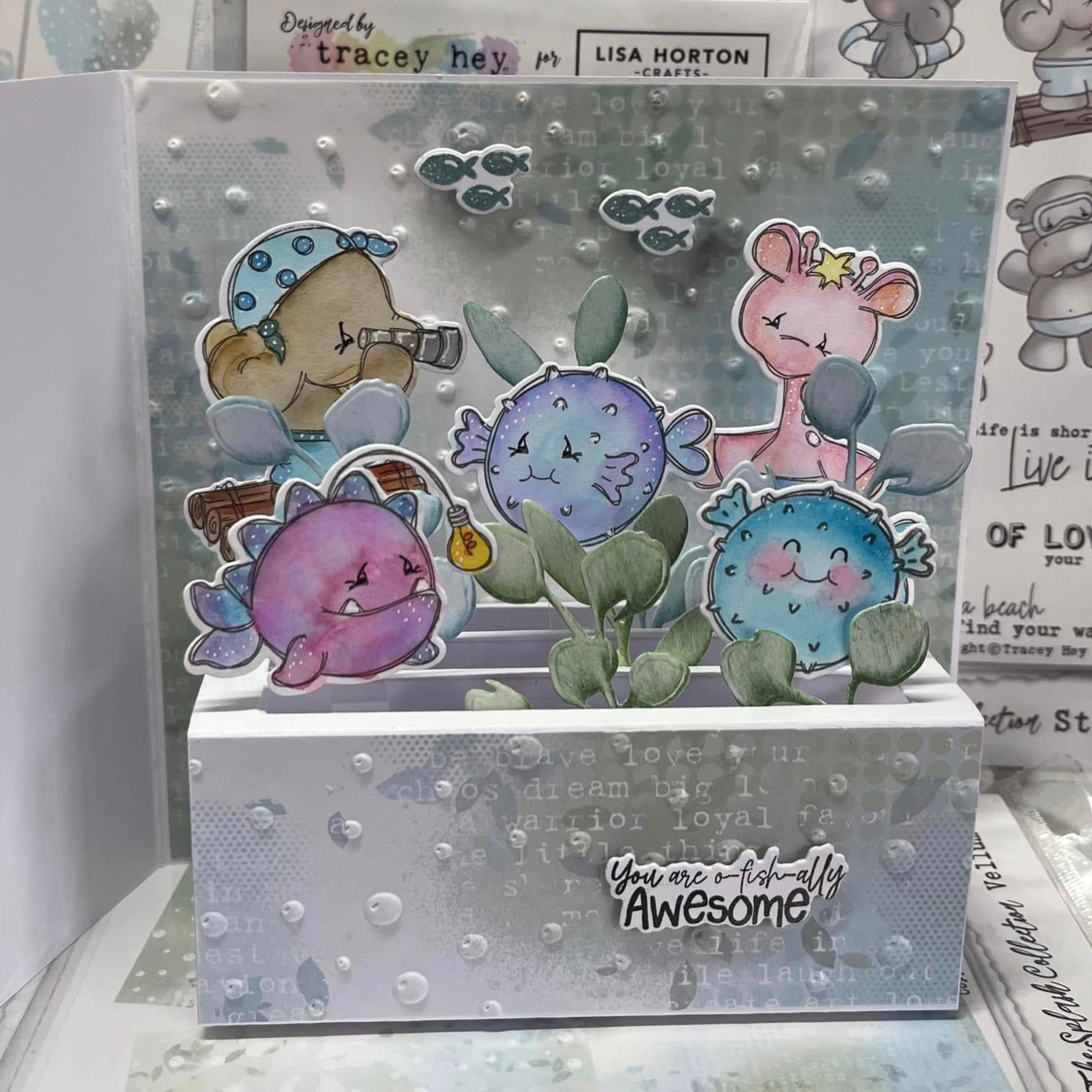 Tracey Hey Stamps & Dies Vitamin Sea