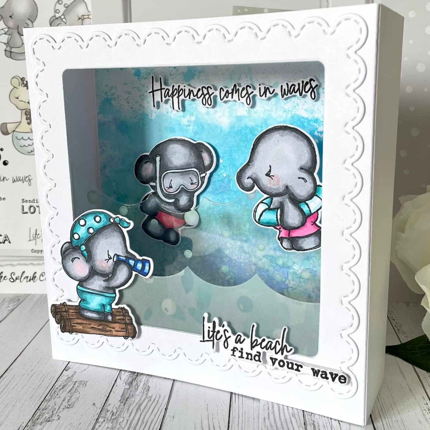 Tracey Hey Stamps & Dies Vitamin Sea