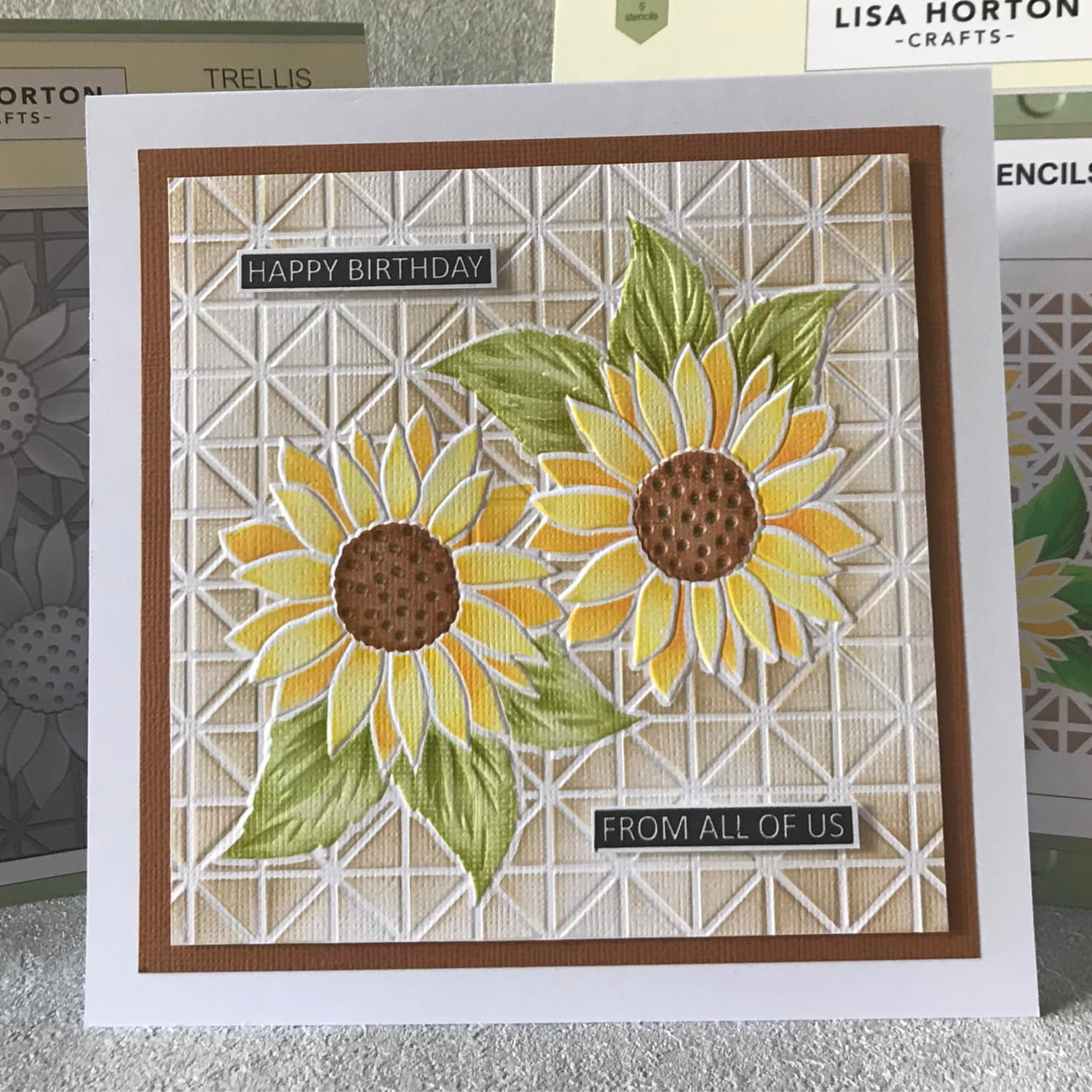 Lisa Horton Crafts Trellis Flowers 6