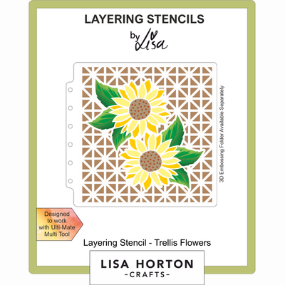 Lisa Horton Crafts Trellis Flowers 6