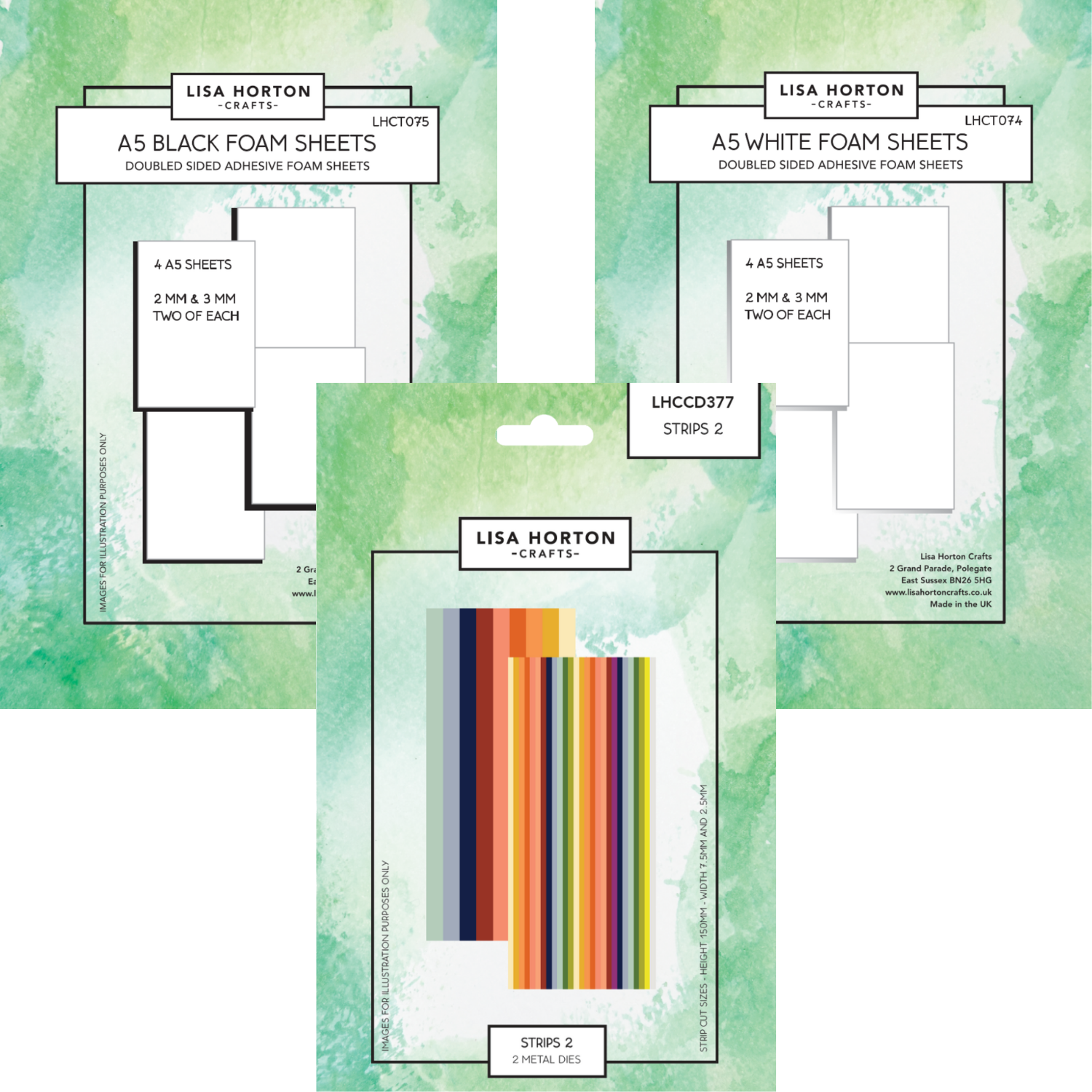 Tuesday Club - Strips 2 & Adhesive Foam Sheets Bundle
