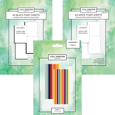 Strips 2 & Adhesive Foam Sheets Bundle