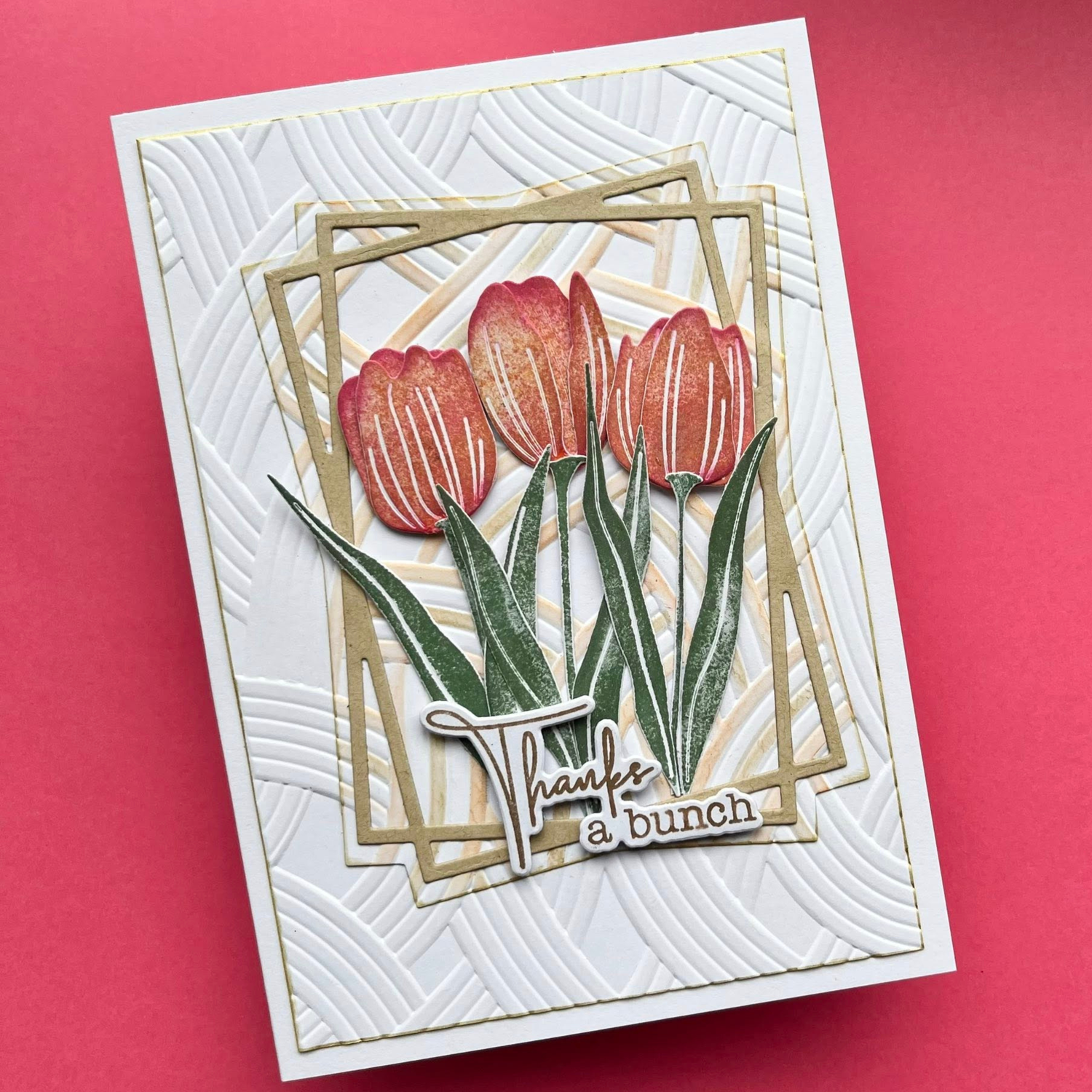 Lisa Horton Crafts Tulip Bouquet Layered Florals Die Set