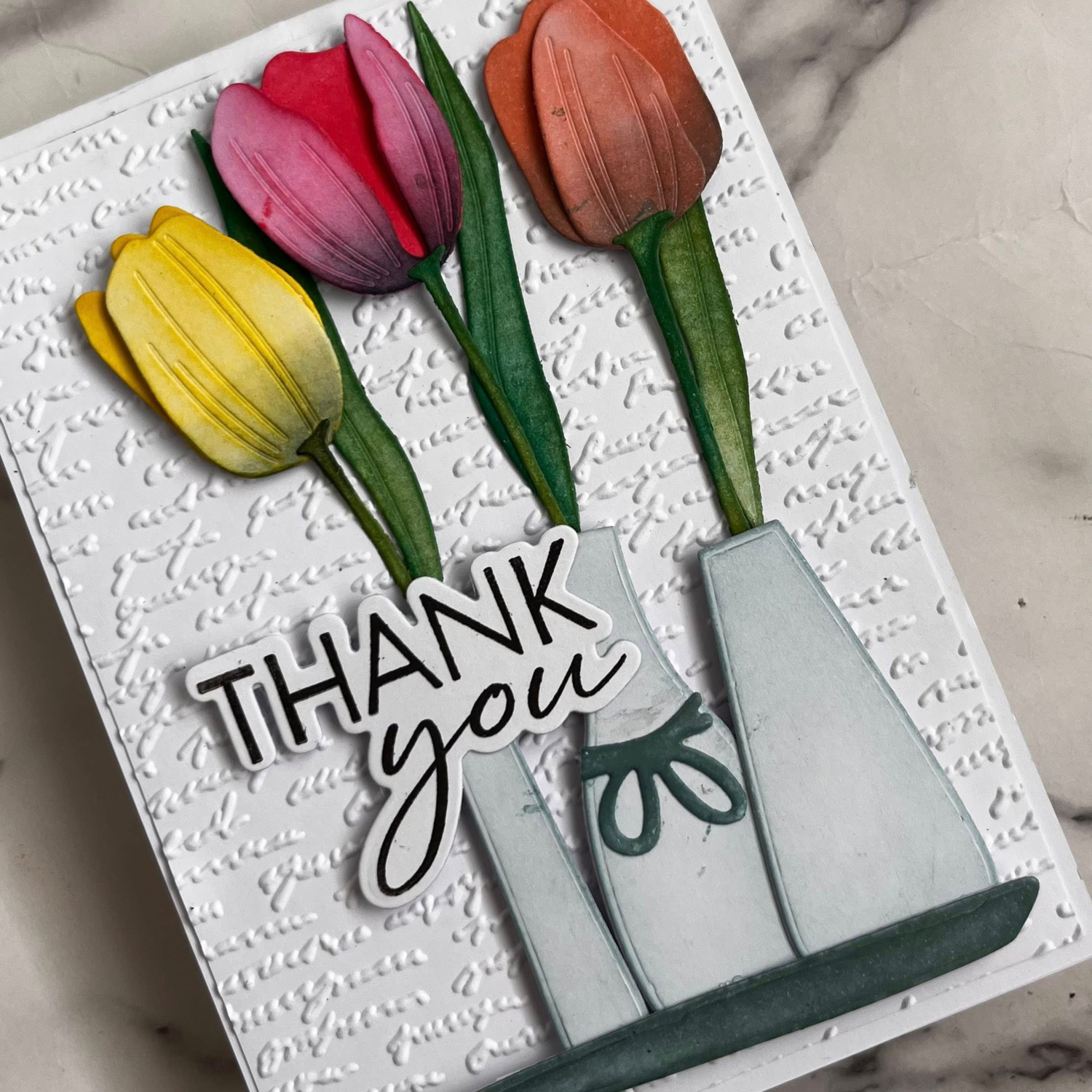 Lisa Horton Crafts Tulip Bouquet Layered Florals Die Set