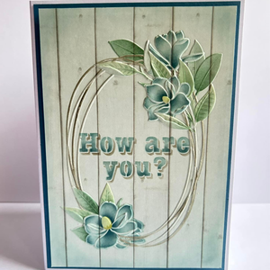 Lisa Horton Crafts Twig Wreath 5" x 7" Embossing Folder, Layering Stencils and Die