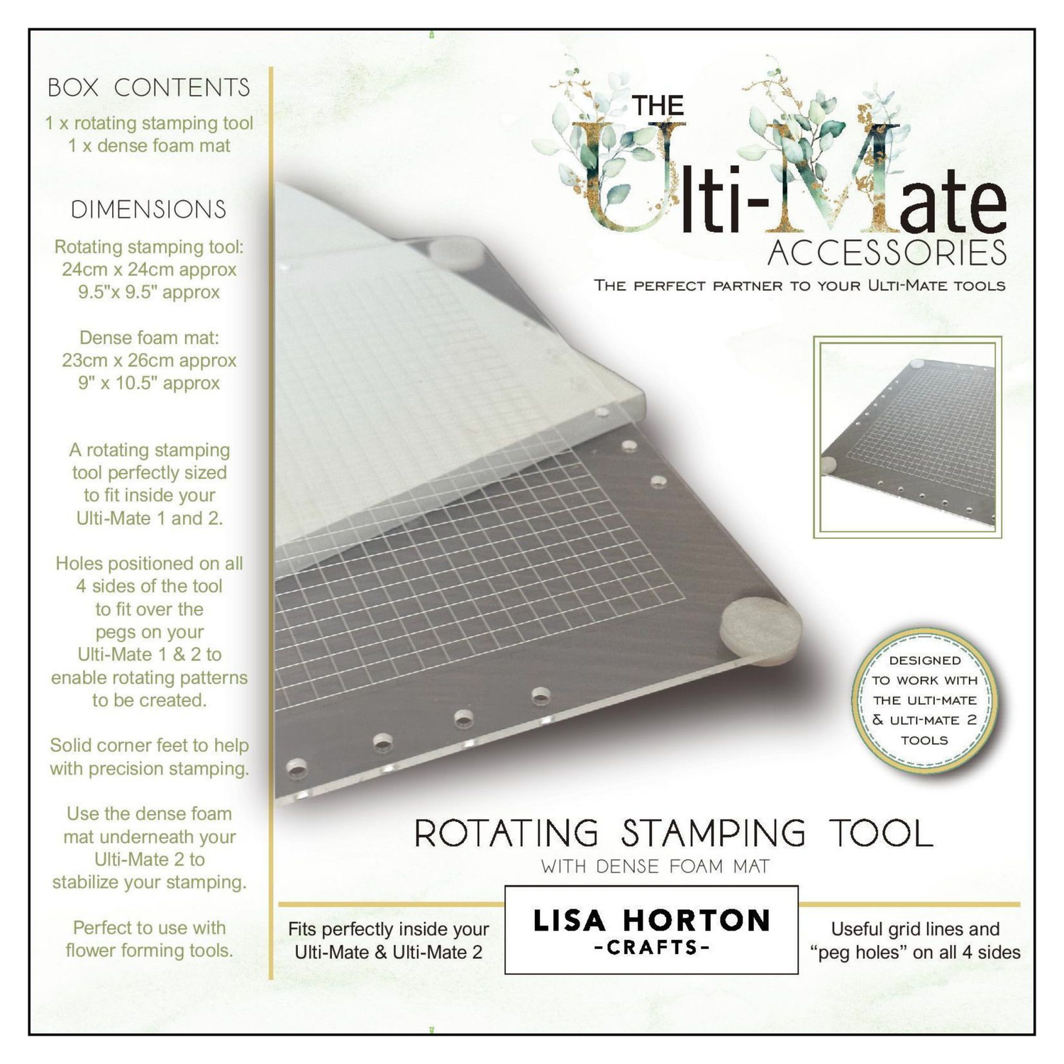 Rotating Stamp Tool and Mat for Ulti-mate 2