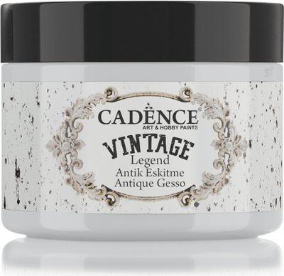 Cadence Vintage Legend Antique Gesso – Black 150ml