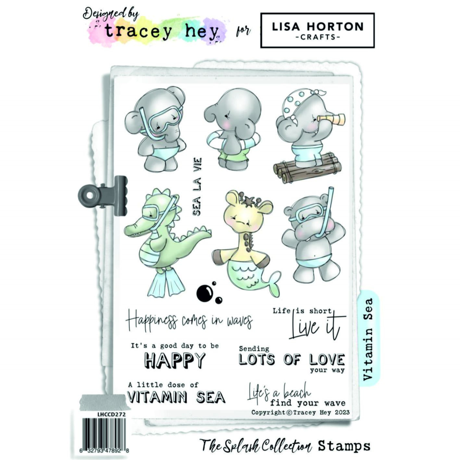 Tracey Hey Stamps & Dies Vitamin Sea