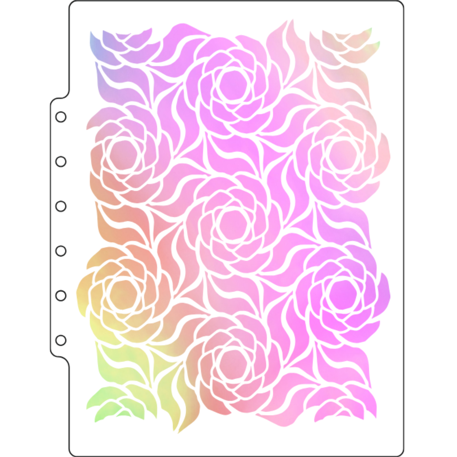 Lisa Horton Crafts Autumn Foliage Die Set with A5 Wavy Blooms and A5 Pebbles Stencils