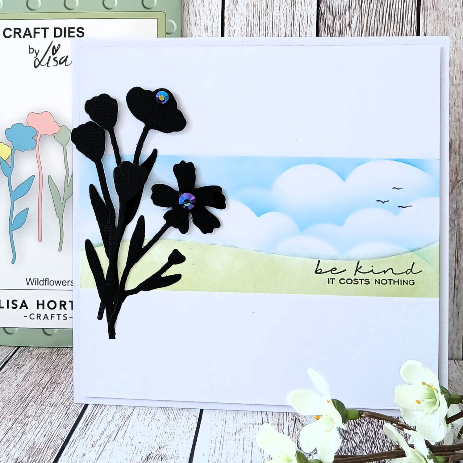 Lisa Horton Crafts Scribbled Flowers and Wildflowers Die Bundle