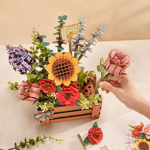 Rowood Wooden Bloom Box - DIY 3D Puzzle - TW02H