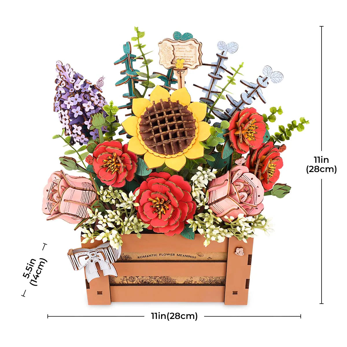 Rowood Wooden Bloom Box - DIY 3D Puzzle - TW02H