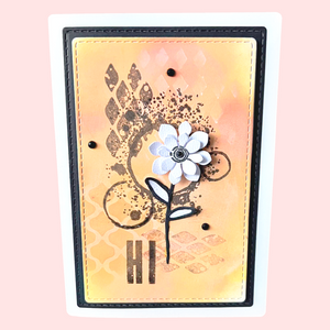 Muse & Maker Worn and Typed A5 Clear Stamp Set