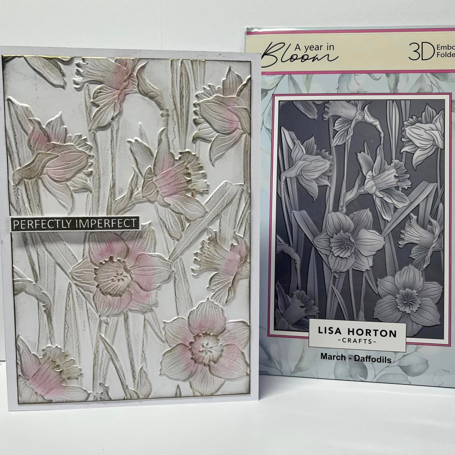 Lisa Horton Crafts 'A Year In Bloom' 2025 - Set of 12 5” x 7” 3D Embossing Folders