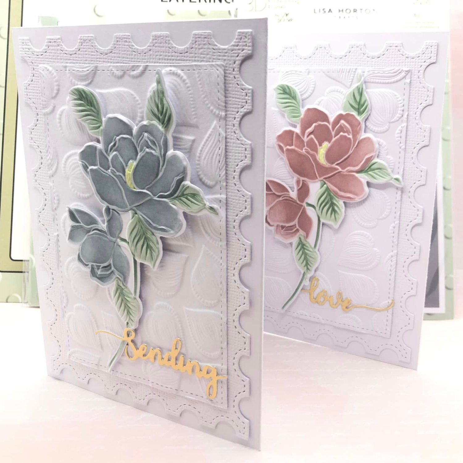 Lisa Horton Crafts Zinnia A6 Layering Stencils